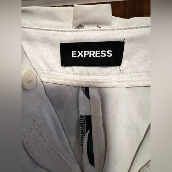 Express Women’s High Rise Floral Dress Pant Size 10 Regular - Picture 5 of 9